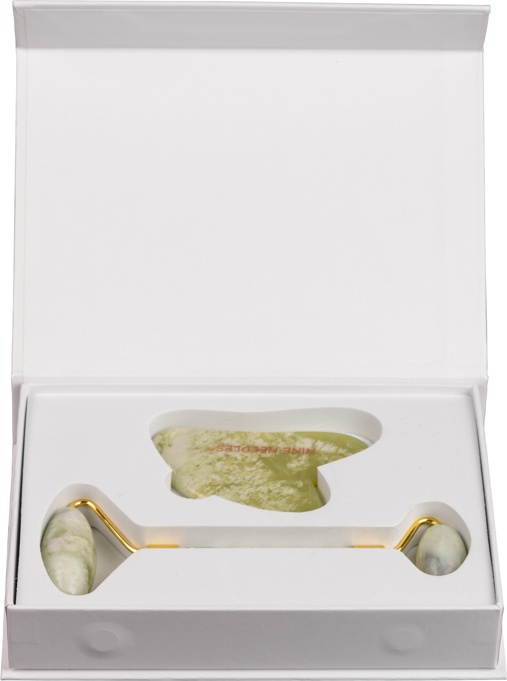 Set regalo Gua Sha Verde Giada