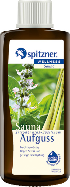 Spitzner Infuso per sauna alla citronella e basilico - 190 ml