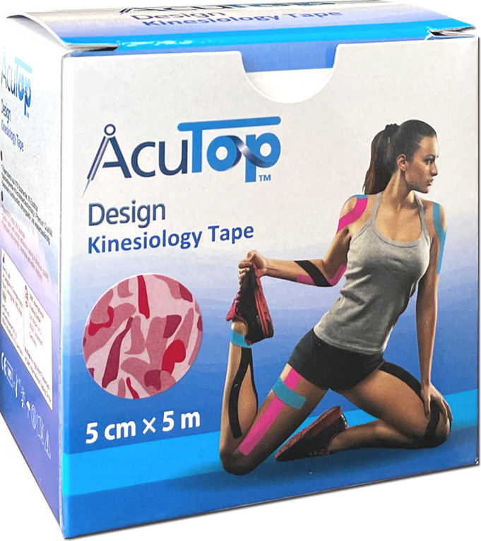 AcuTop Nastro Kinesio Design Tape 5 cm x 5 m - Motivo leopardo