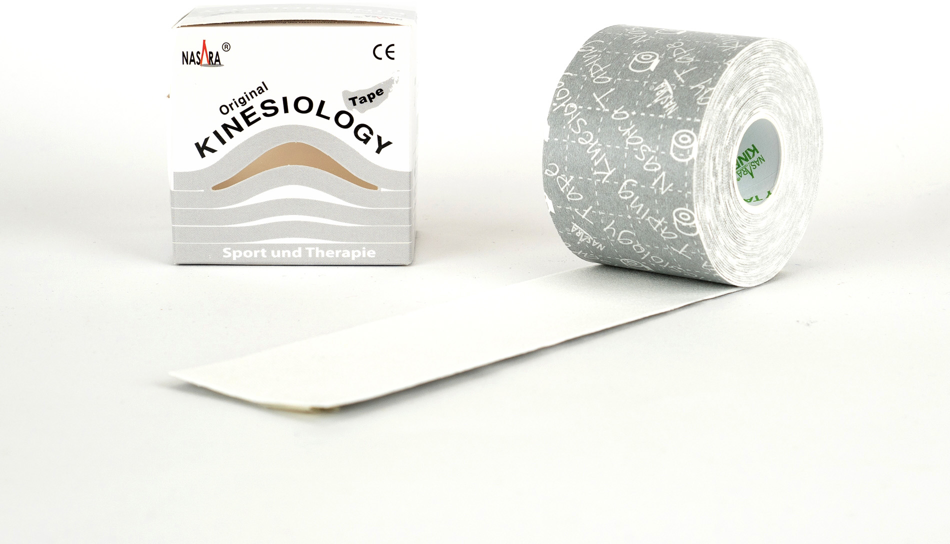 Nasara Kinesio Tape 5 cm x 5 m medio blu