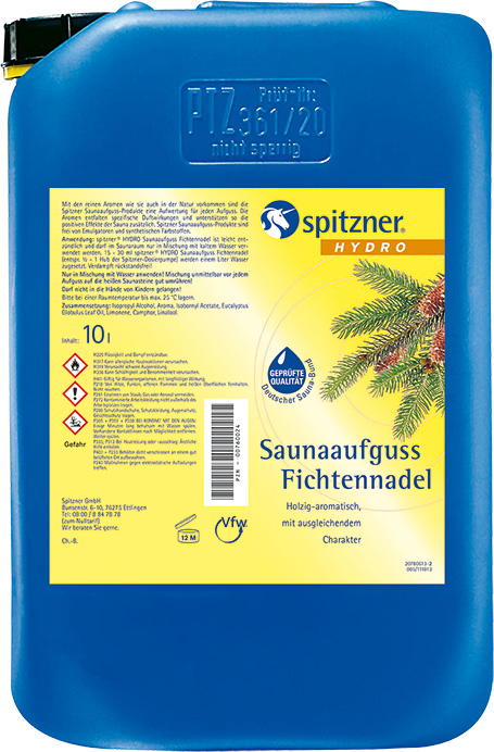 Spitzner Infuso per sauna Holunder-Cassis al sambuco e ribes nero - 1 litro