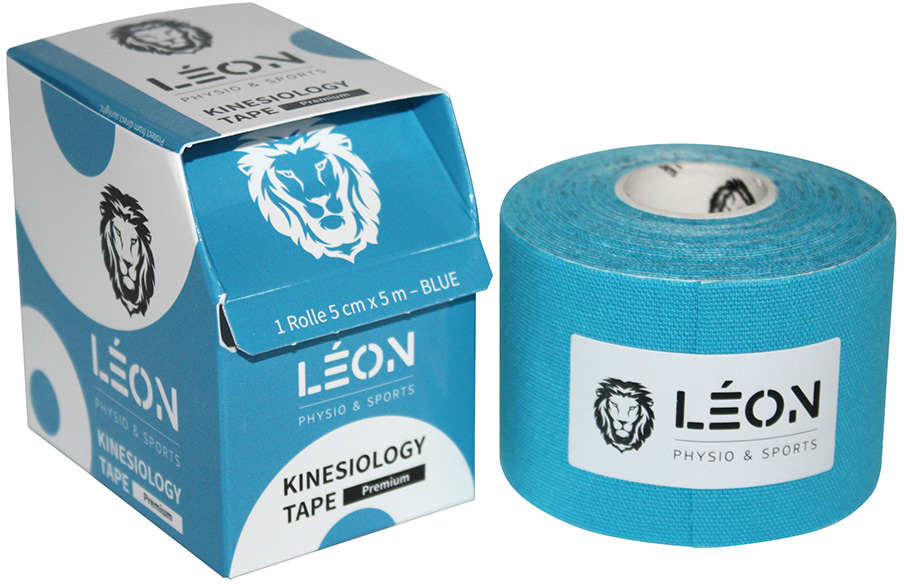Leon Premium nastro kinesiologico 5 cm x 5 m blu