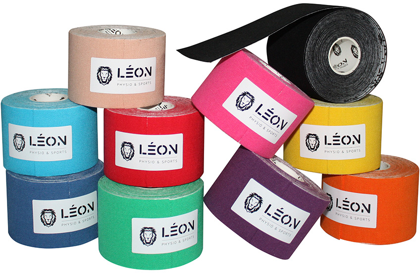 Leon Premium nastro kinesiologico 5 cm x 5 m blu