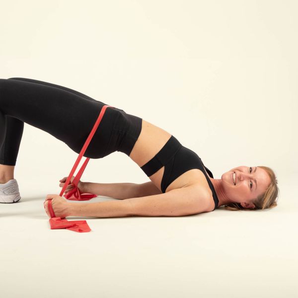 Fitnessband «Bodhi» rot / mittel stark, 1.5 m