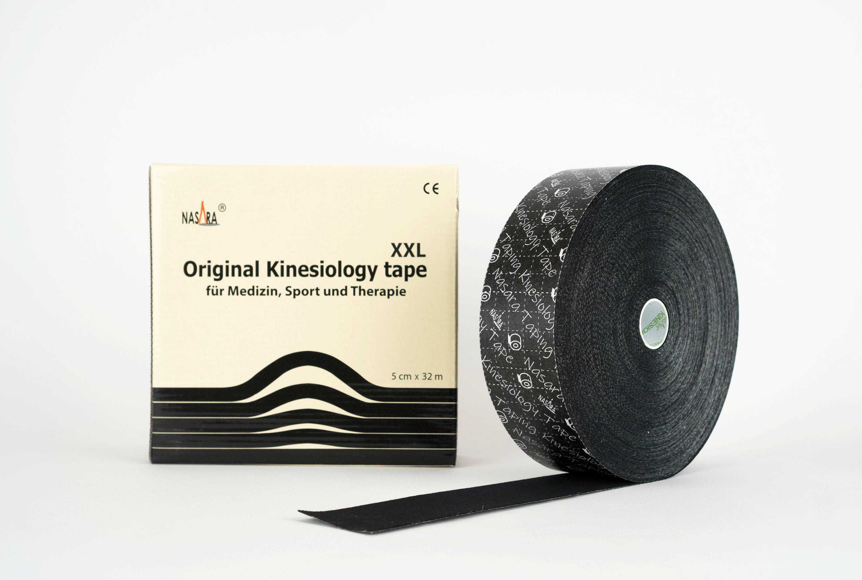 Nasara Kinesio Tape 5 cm x 5 m medio blu