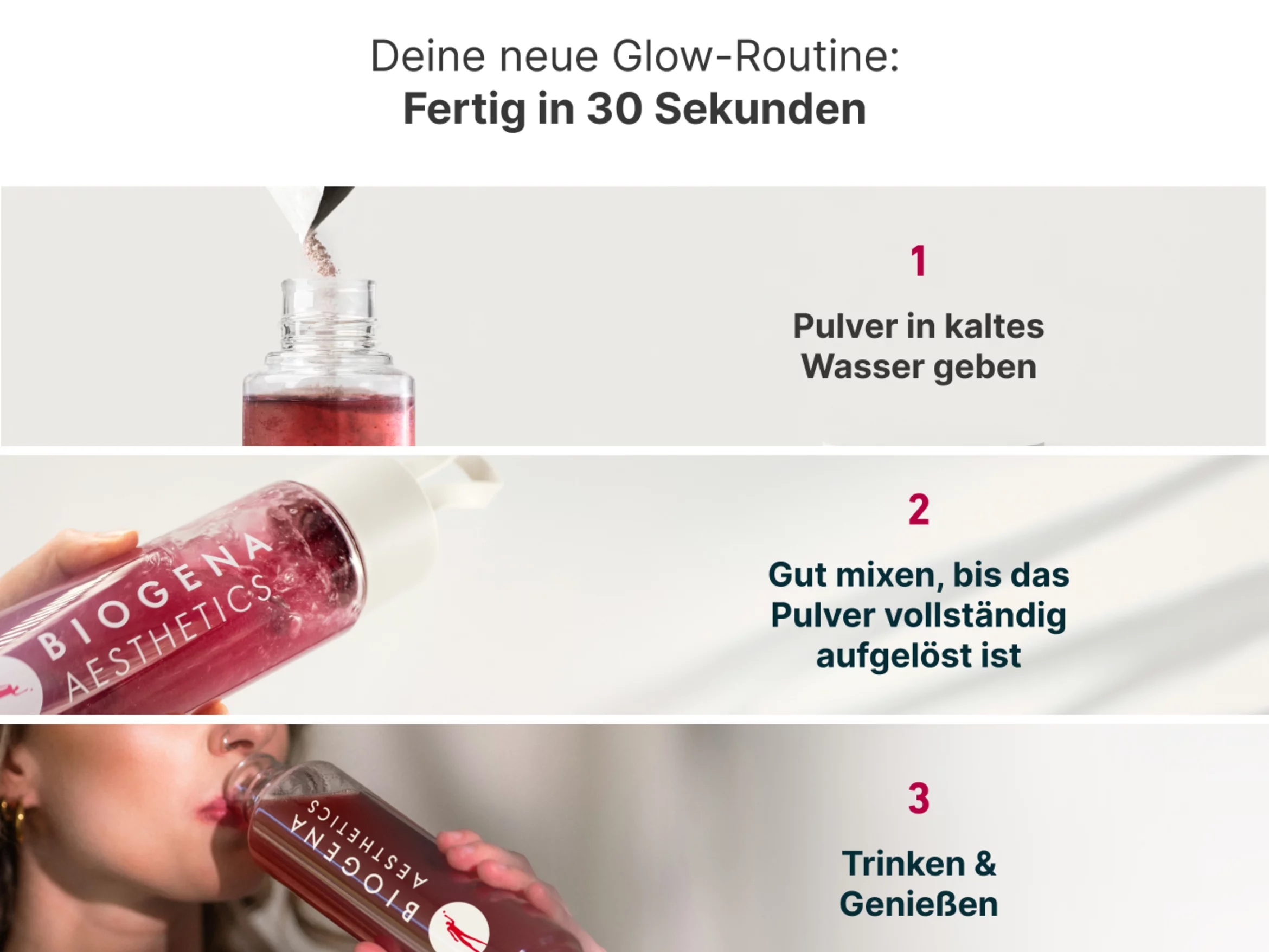 BIOGENA AESTHETICS Premium Kollagen Pulver +