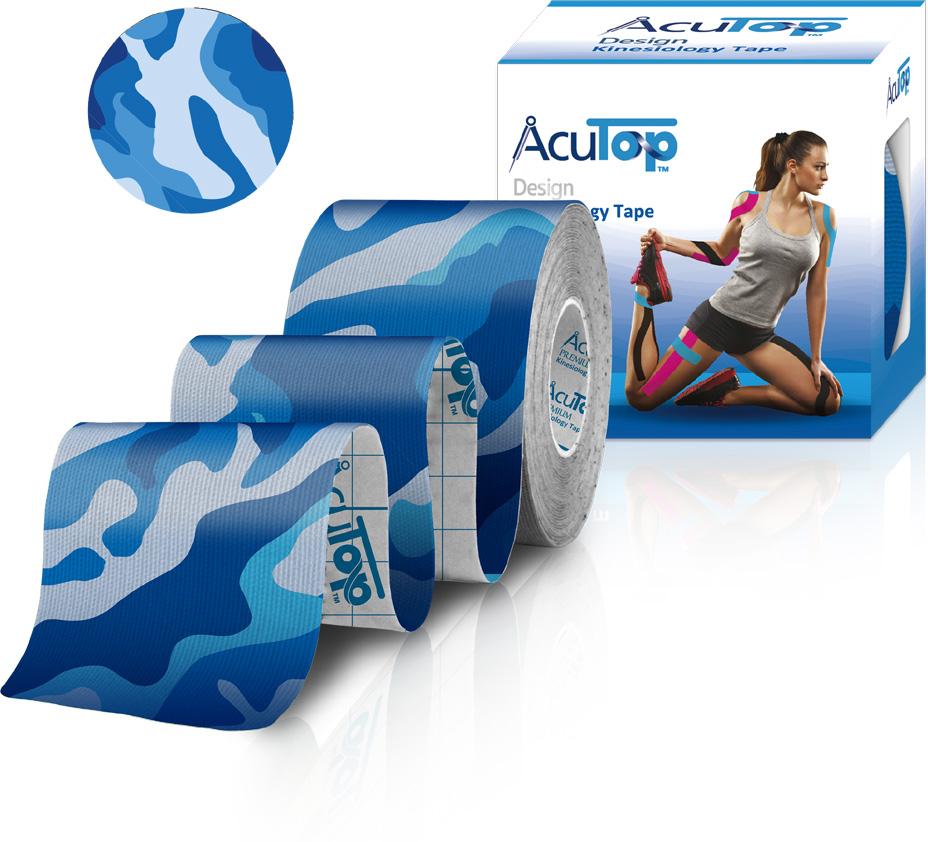 AcuTop Nastro Kinesio Design Tape 5 cm x 5 m - Motivo leopardo