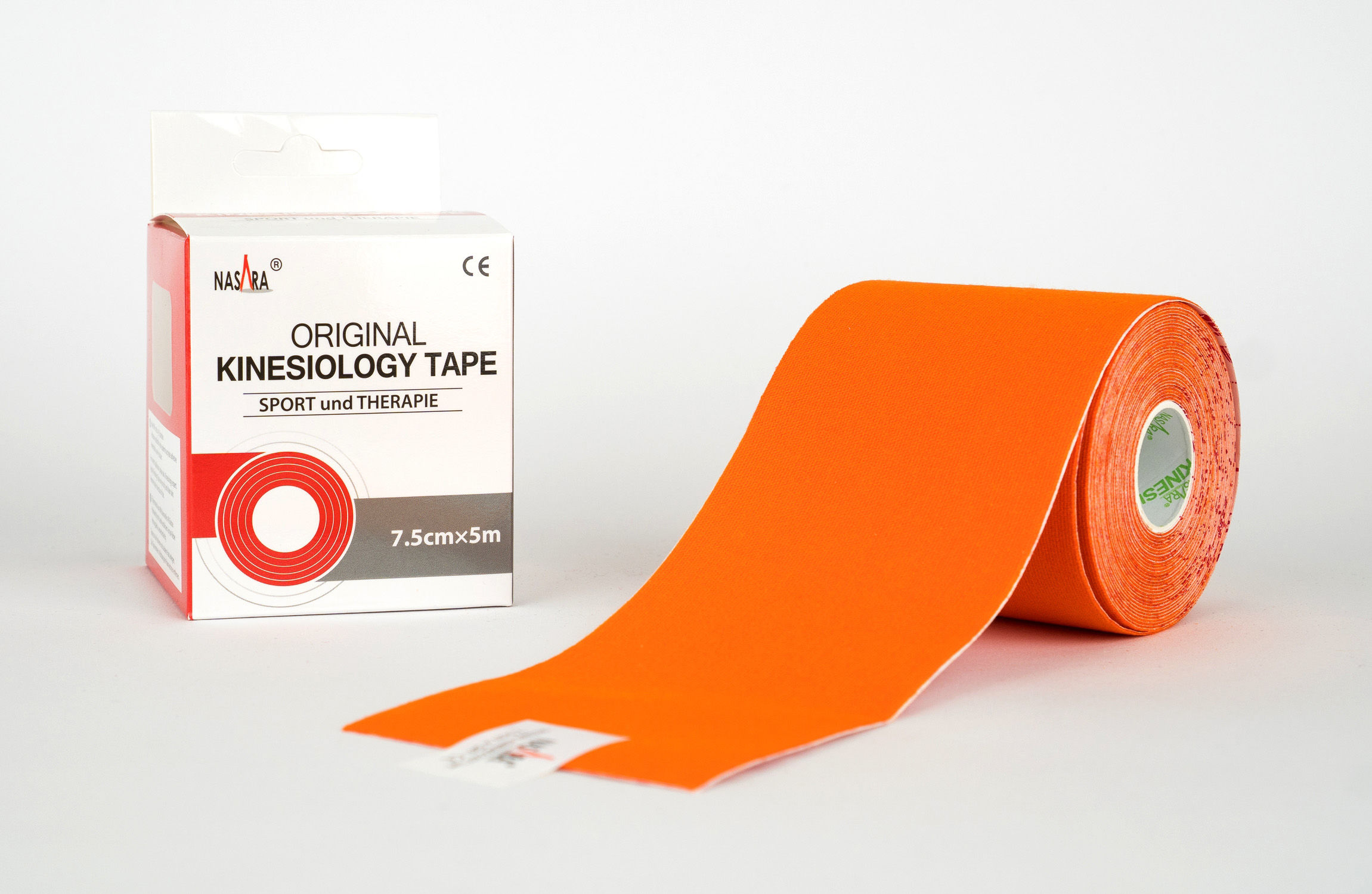 Nasara Kinesio Tape 5 cm x 5 m medio blu