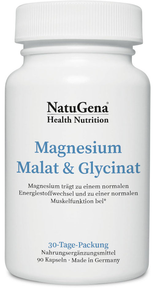 NatuGena Magnesio malato e glicinato - 90 capsule