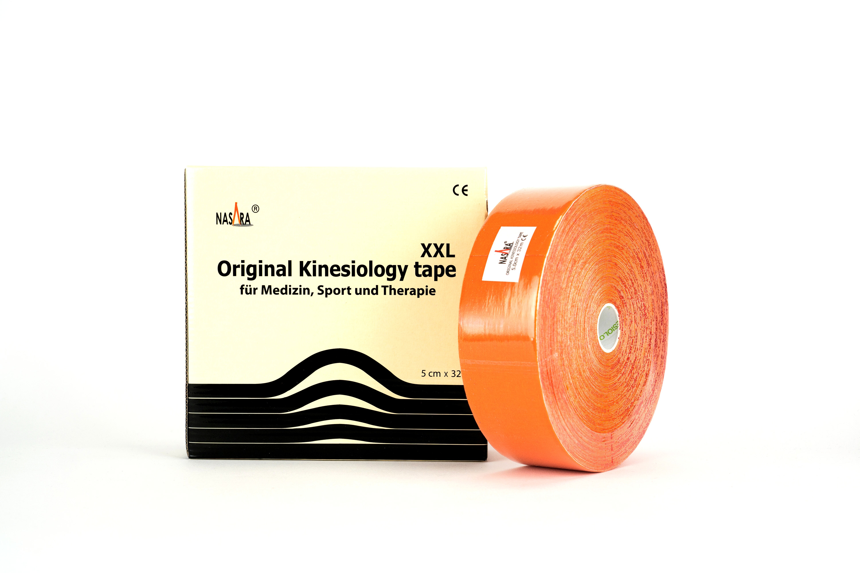 Nasara Kinesio Tape 5 cm x 5 m medio blu