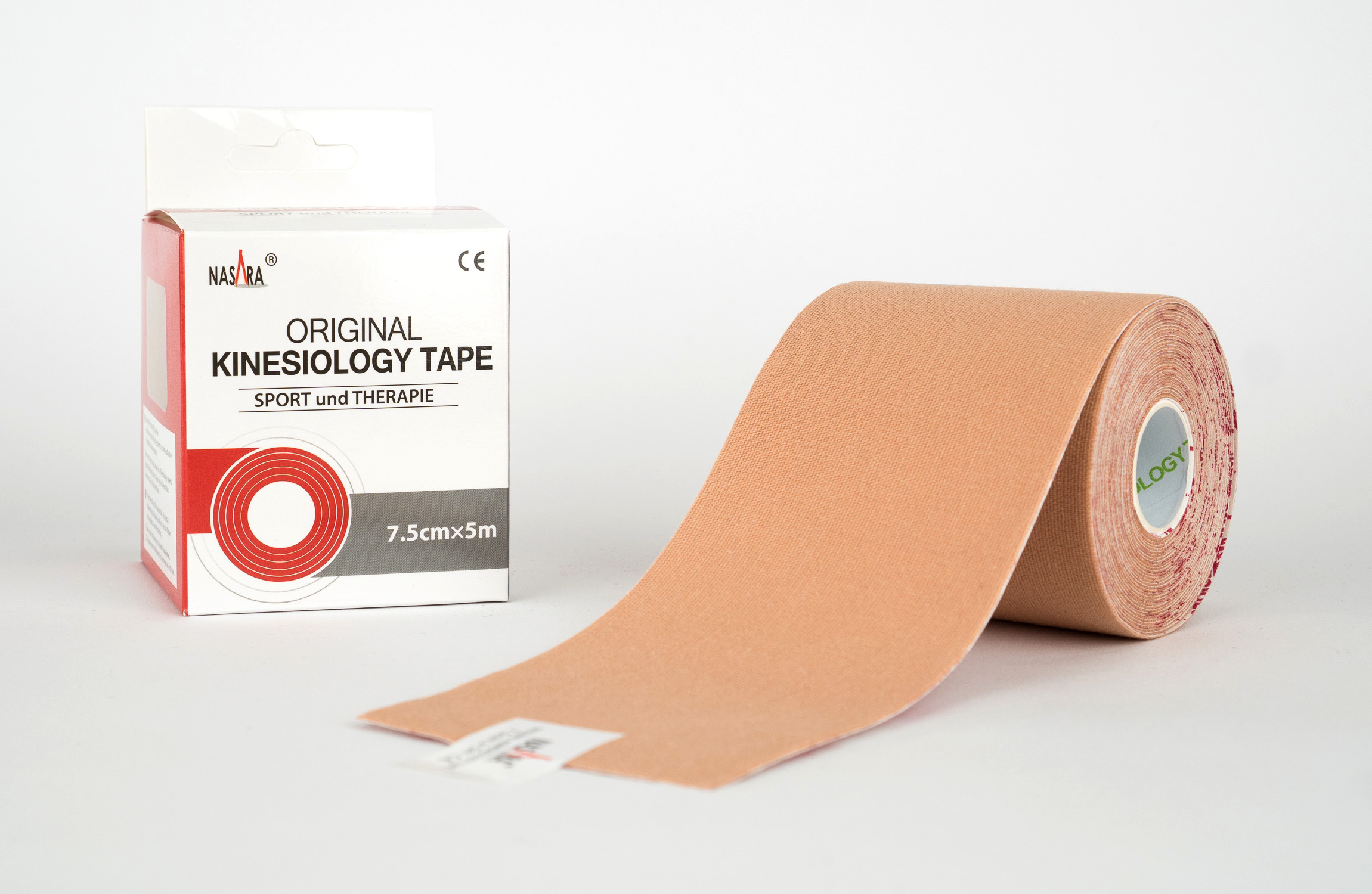 Nasara Kinesio Tape 5 cm x 5 m medio blu