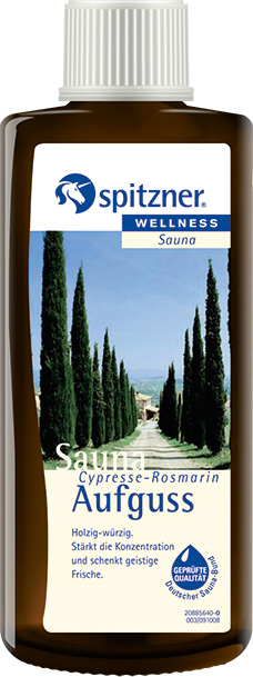 Spitzner Infuso per sauna al cipresso e rosmarino - 190 ml