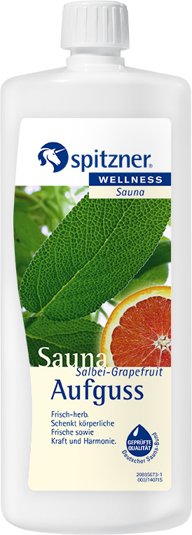 Spitzner Infuso per sauna alla salvia e pompelmo - 1 litro