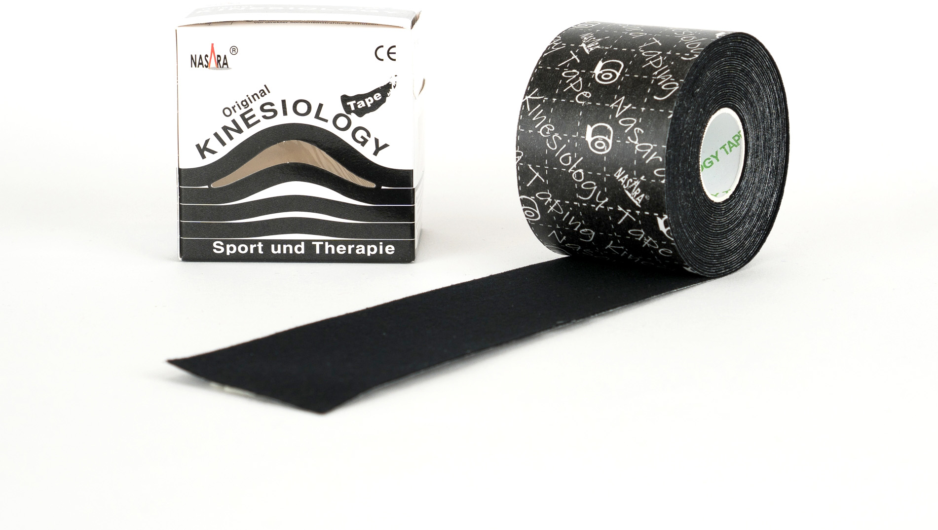 Nasara Kinesio Tape 5 cm x 5 m medio blu