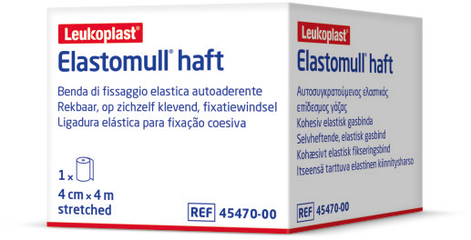 Elastomull haft selbsthaftende Fixierbinde 12 cm x 4 m weiss