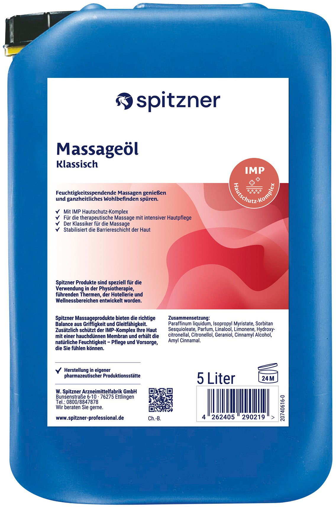 Spitzner Additivo per bagno turco mandarino al - Tanica da 5 litri