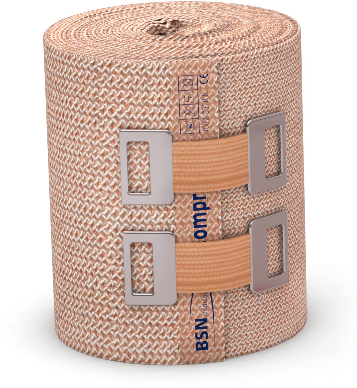 Comprilan elastische Kurzzugbinde 6 cm x 5 m hautfarben