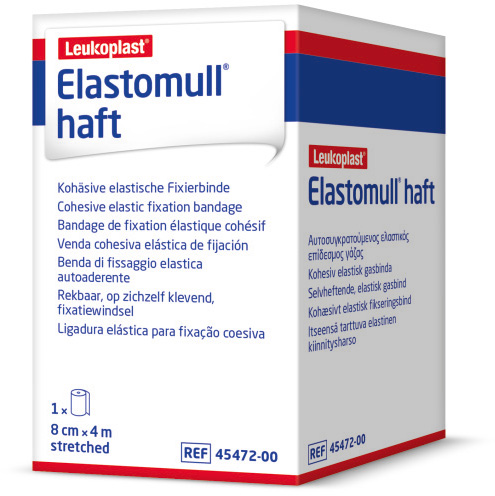 Elastomull haft selbsthaftende Fixierbinde 12 cm x 4 m weiss