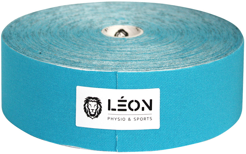 Leon Premium Nastro kinesiologico Tape XXL 5 cm x 32 m blu
