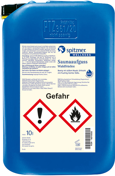 Spitzner Infuso per sauna Holunder-Cassis al sambuco e ribes nero - 1 litro