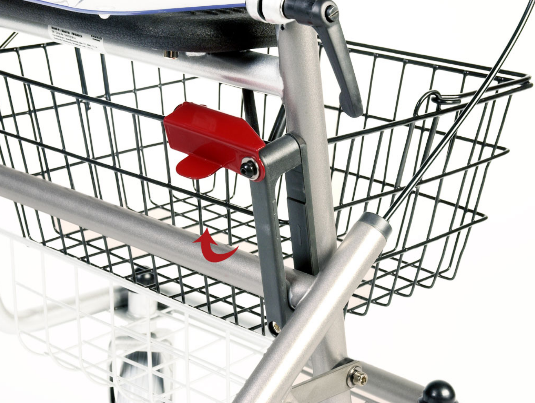 Standard-Rollator Cristallo - silber