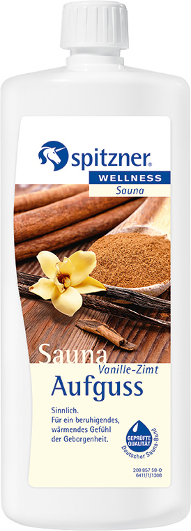 Spitzner Infuso per sauna alla vaniglia e cannella - 1 litro