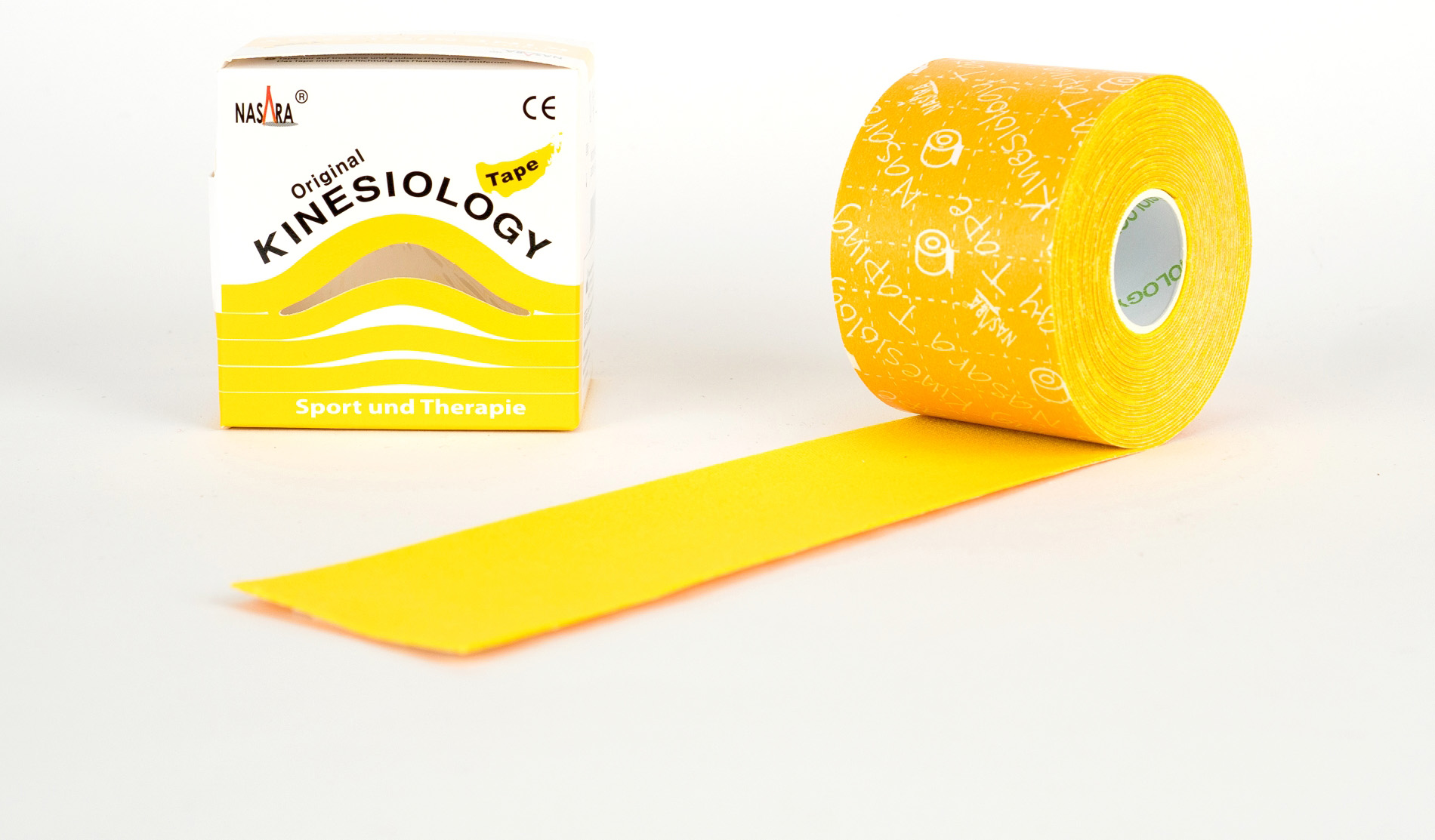 Nasara Kinesio Tape 5 cm x 5 m medio blu