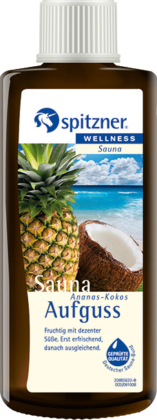 Spitzner Infuso per sauna all'ananas e cocco - 190 ml