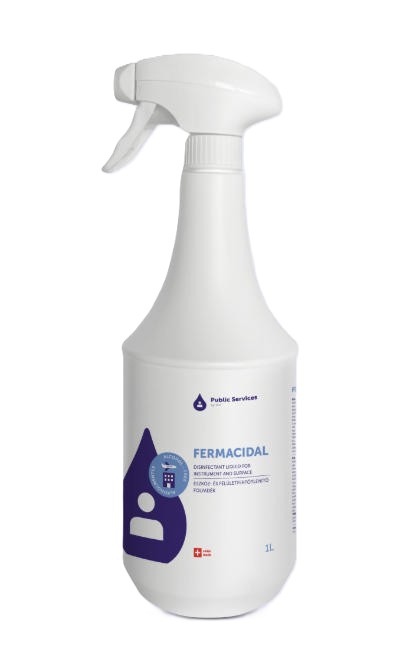 FERMACIDAL (Nachfolgeprodukt von Quick Desinfect) Desinfektions- & Reinigungsmittel,1 Liter Sprühflasche, hochwirksames Desinfektions- & Reinigungsmittel gebrauchsfertige Lösung ohne Alkohol & Formaldehyde