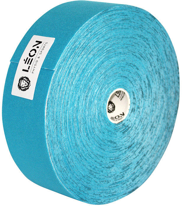 Leon Premium Nastro kinesiologico Tape XXL 5 cm x 32 m blu