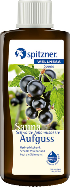 Spitzner Infuso per sauna Holunder-Cassis al sambuco e ribes nero - 1 litro
