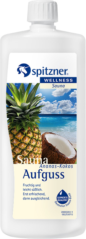 Spitzner Infuso per sauna all'ananas e cocco - 1 litro