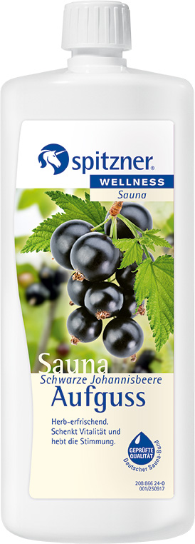 Spitzner Infuso per sauna Holunder-Cassis al sambuco e ribes nero - 1 litro