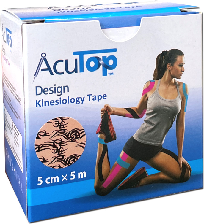 AcuTop Nastro Kinesio Design Tape 5 cm x 5 m - Motivo leopardo