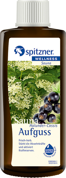 Spitzner Infuso per sauna al sambuco e ribes nero - 190 ml
