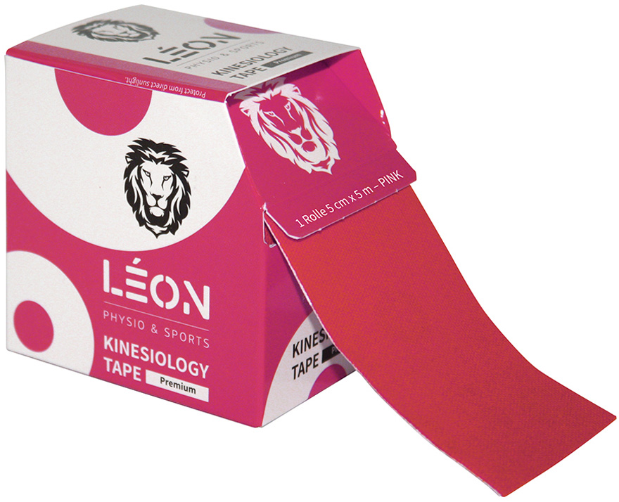 Leon Premium nastro kinesiologico 5 cm x 5 m rosa
