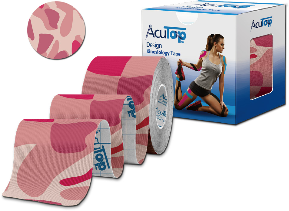 AcuTop Nastro Kinesio Design Tape 5 cm x 5 m - Motivo leopardo