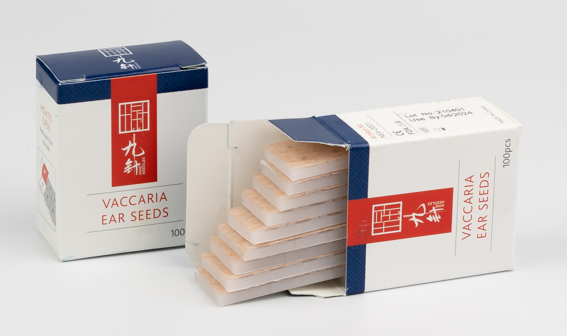 Nine Needles Semi per le orecchie - Confezione da 100er Box