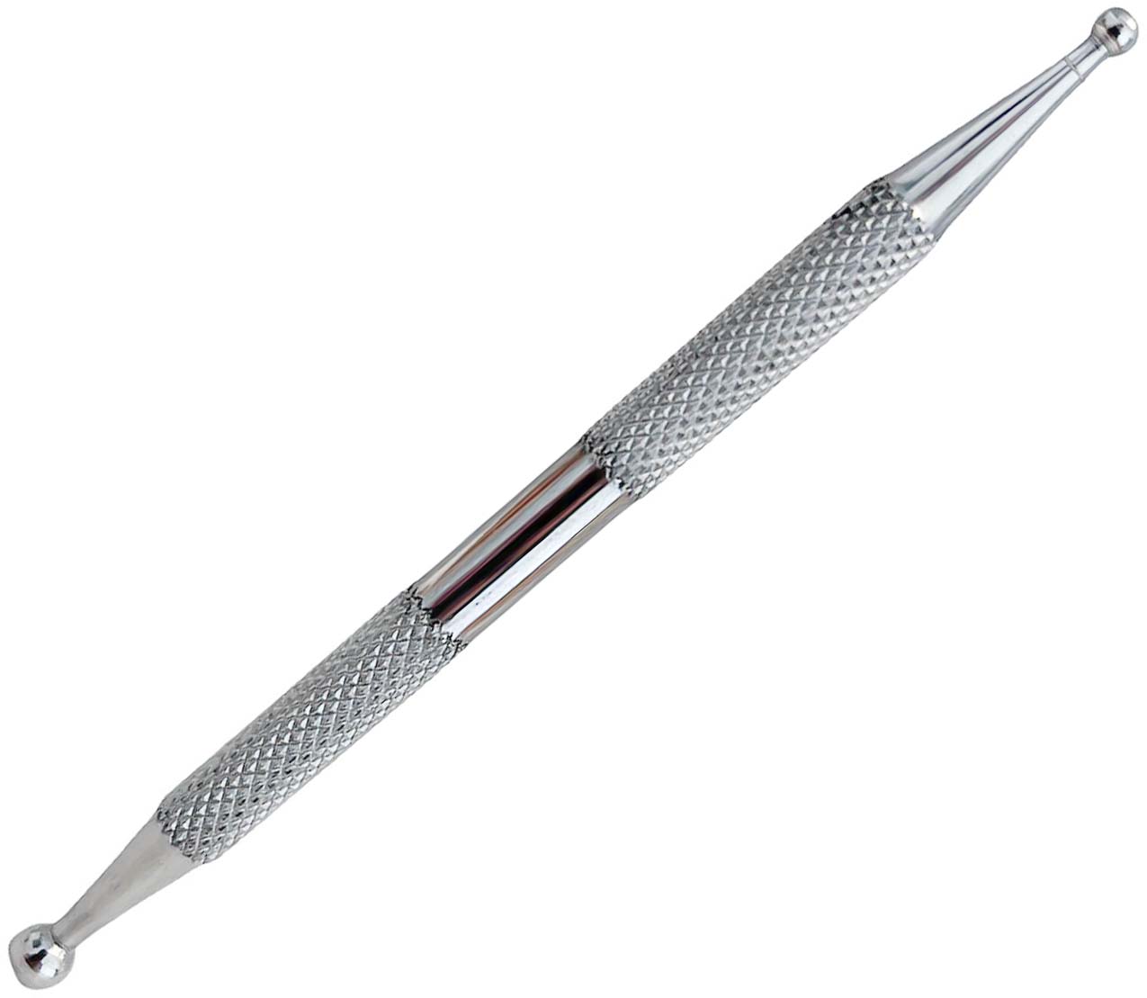 Penna per digitopressione APM / localizzatore di punti Nine Needles con due punte sferiche - argento