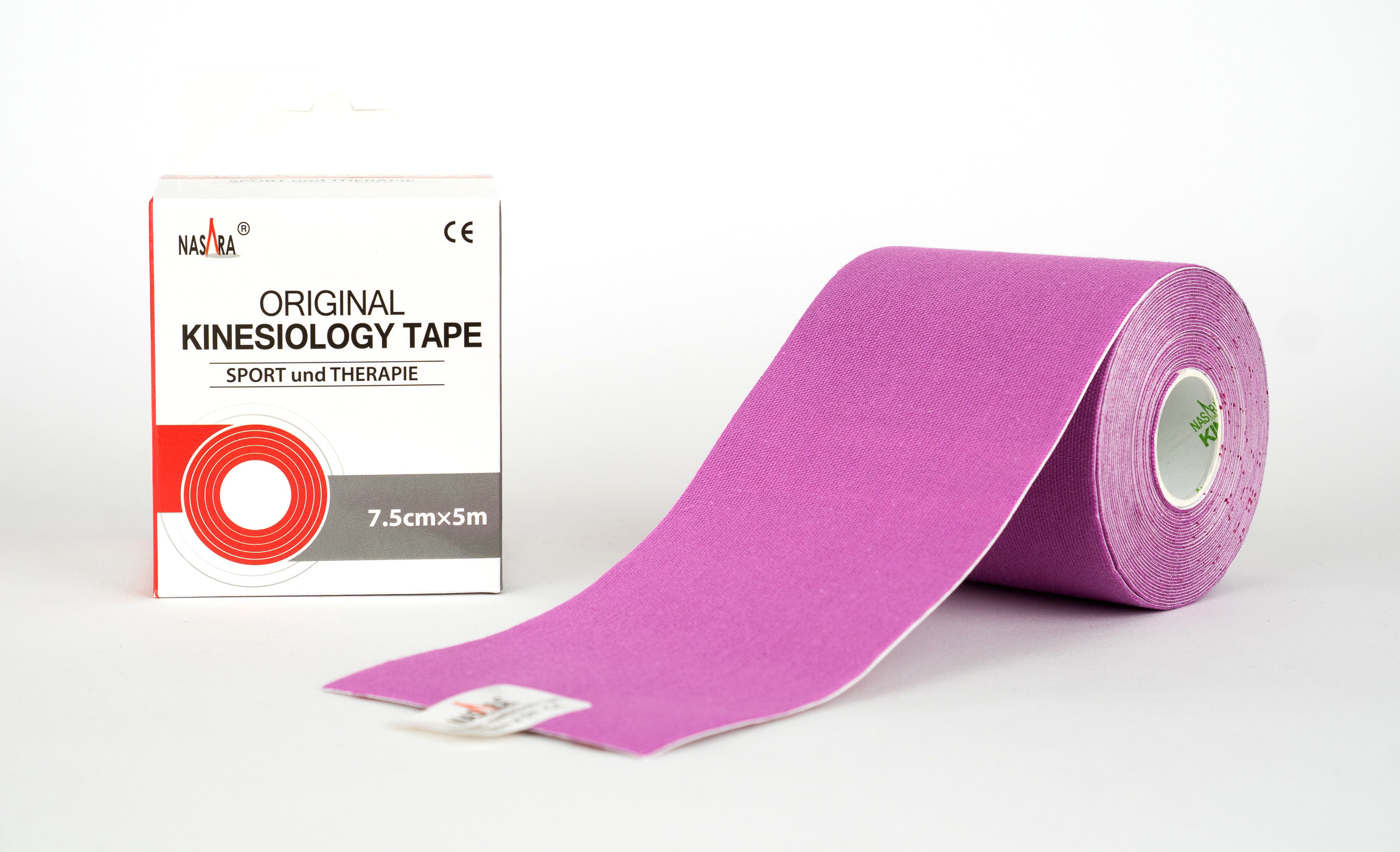 Nasara Kinesio Tape 5 cm x 5 m medio blu
