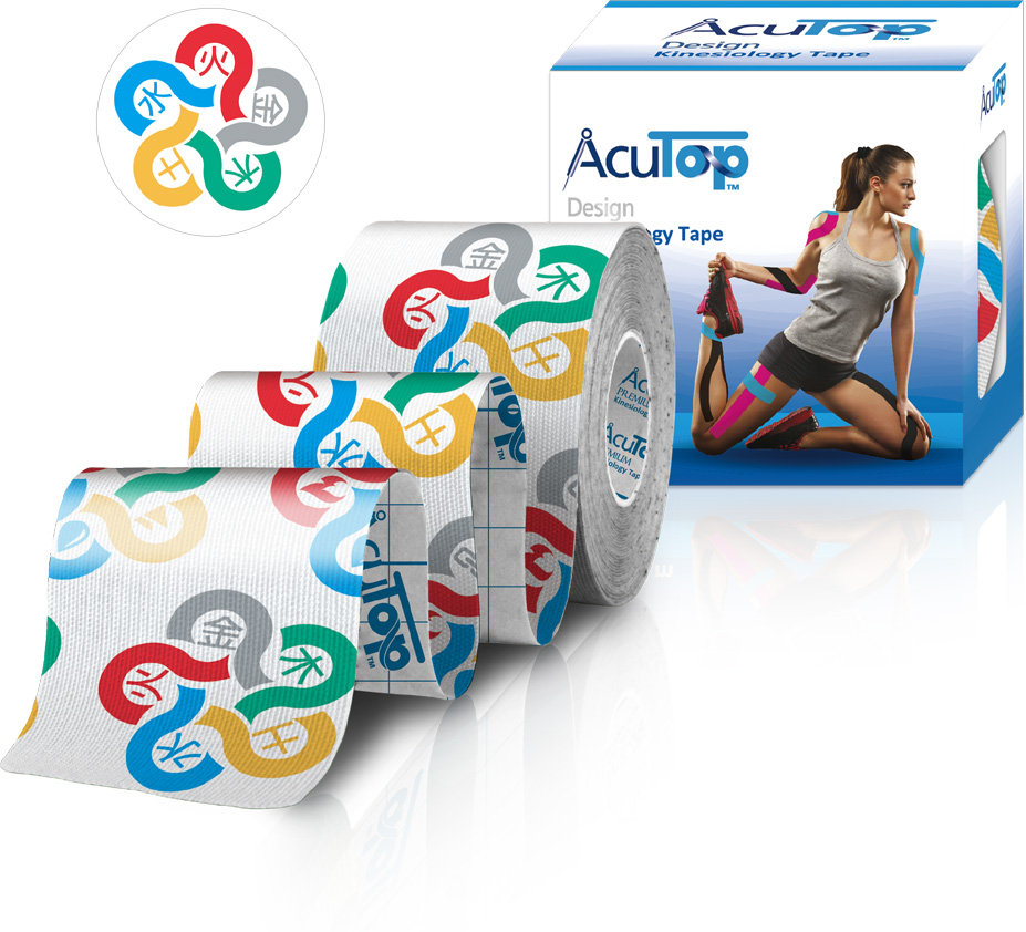 AcuTop Nastro Kinesio Design Tape 5 cm x 5 m - Motivo leopardo