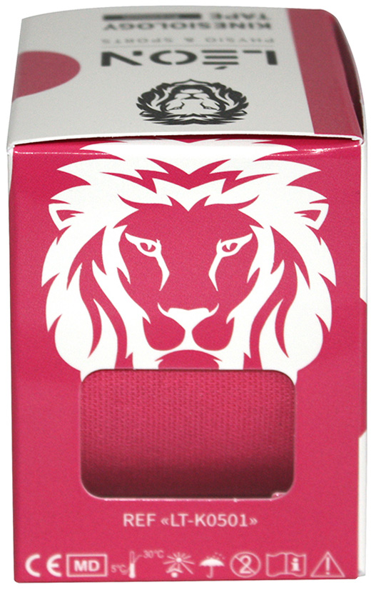 Leon Premium nastro kinesiologico 5 cm x 5 m rosa