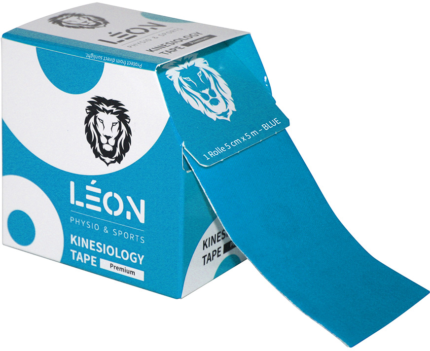 Leon Premium nastro kinesiologico 5 cm x 5 m blu