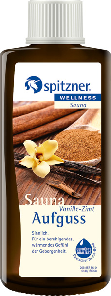 Spitzner Infuso per sauna alla vaniglia e cannella - 190 ml