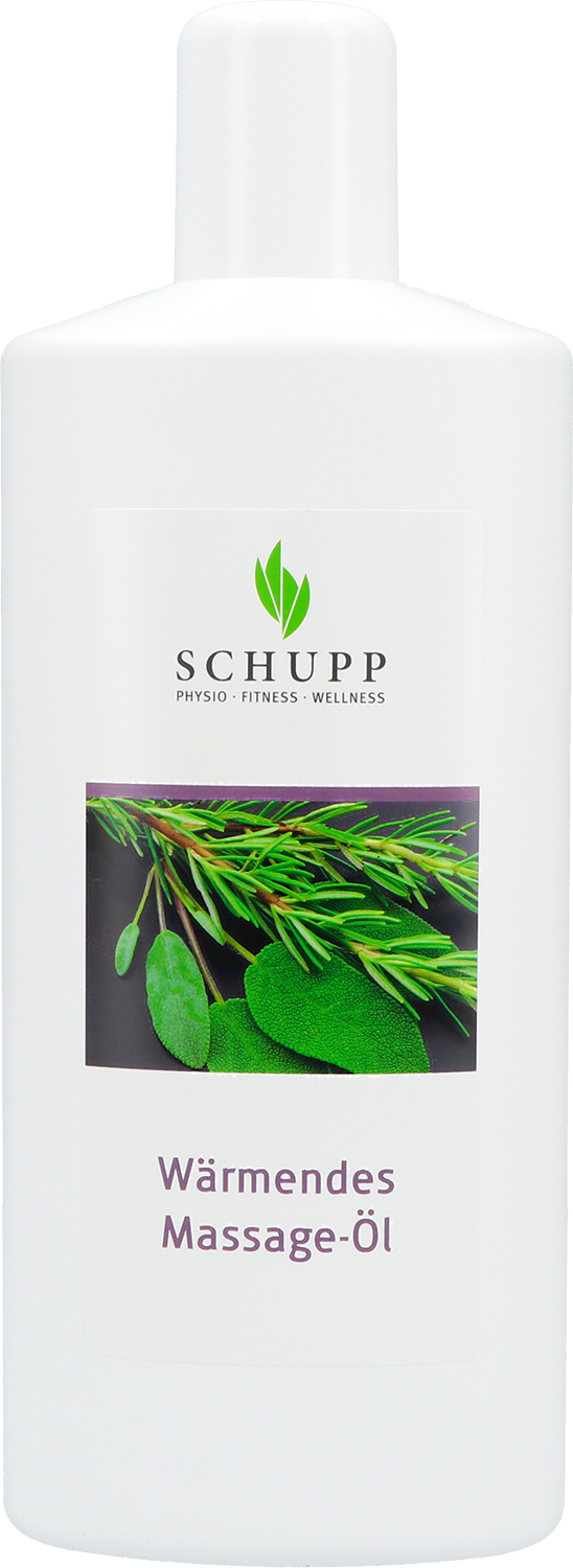 Huile de massage chauffante