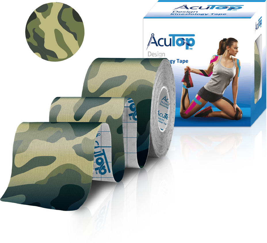 AcuTop Nastro Kinesio Design Tape 5 cm x 5 m - Motivo leopardo