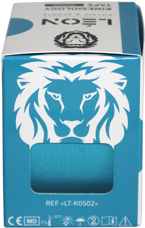 Leon Premium nastro kinesiologico 5 cm x 5 m blu