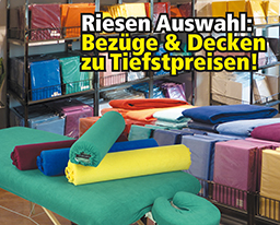 Textilien, Bezüge, Decken & Tücher