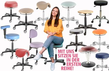 Hocker, Sitzbälle & -Hilfen
