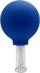 Schröpfglas aus Glas mit Saugball Ø 1.5 cm 